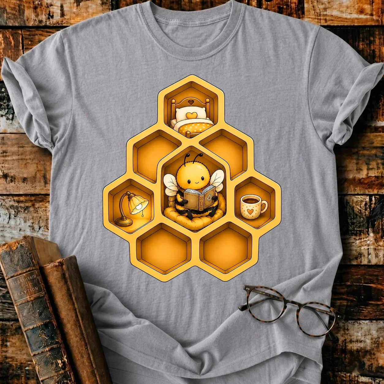 Bee Reading T-Shirt
