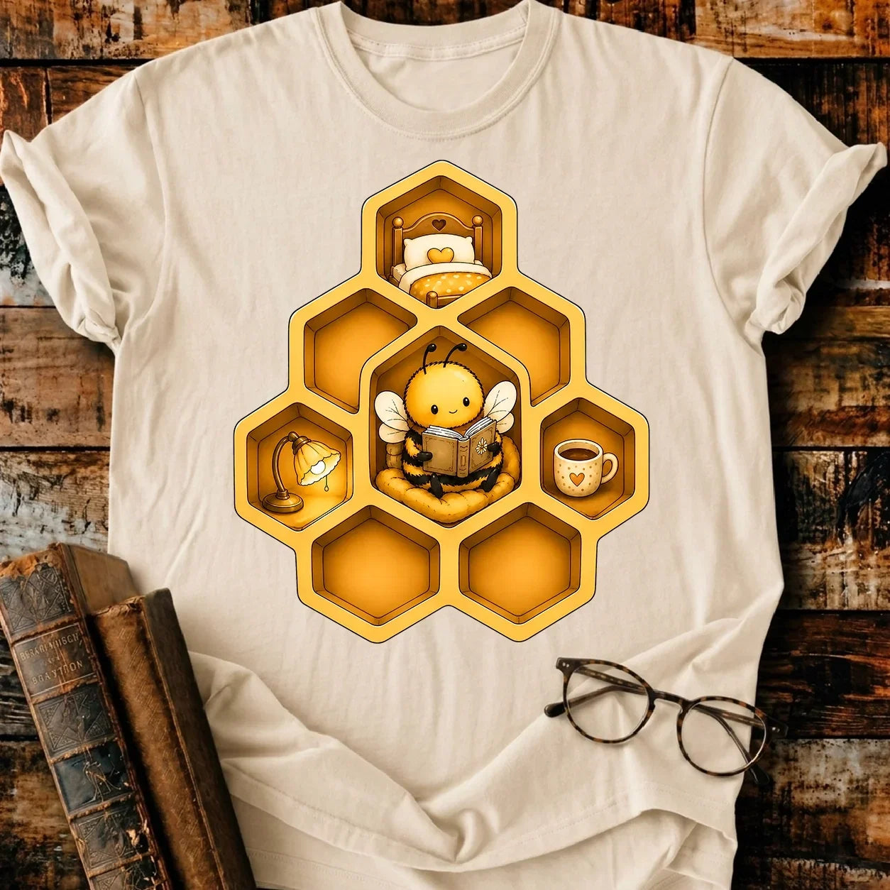 Bee Reading T-Shirt
