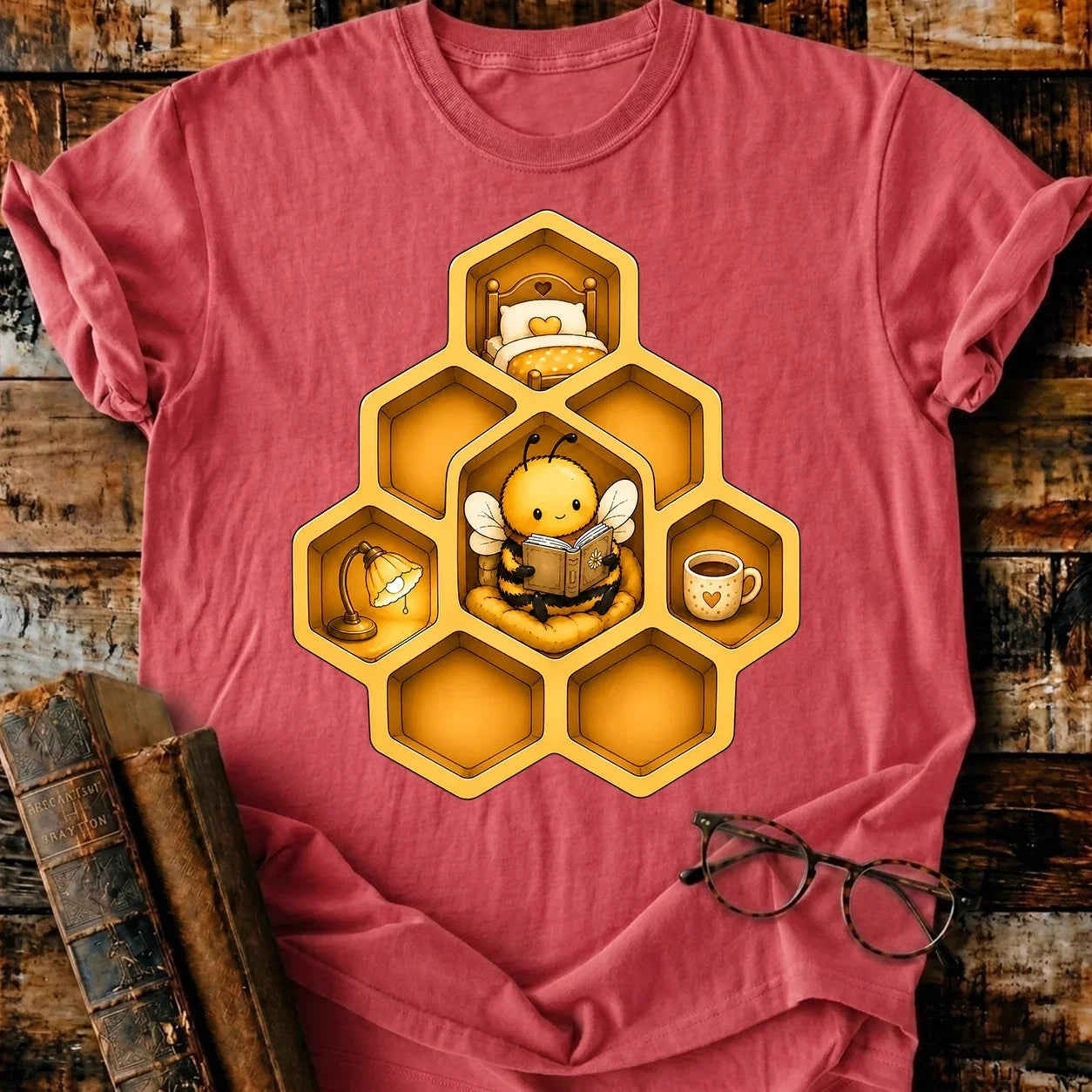 Bee Reading T-Shirt