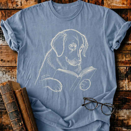 Golden Retriever Reading T-Shirt