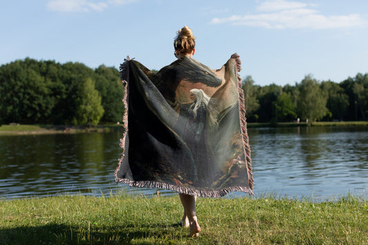 Manon Blackbeak Woven Throw Blanket