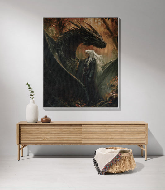 Manon Blackbeak Woven Throw Blanket