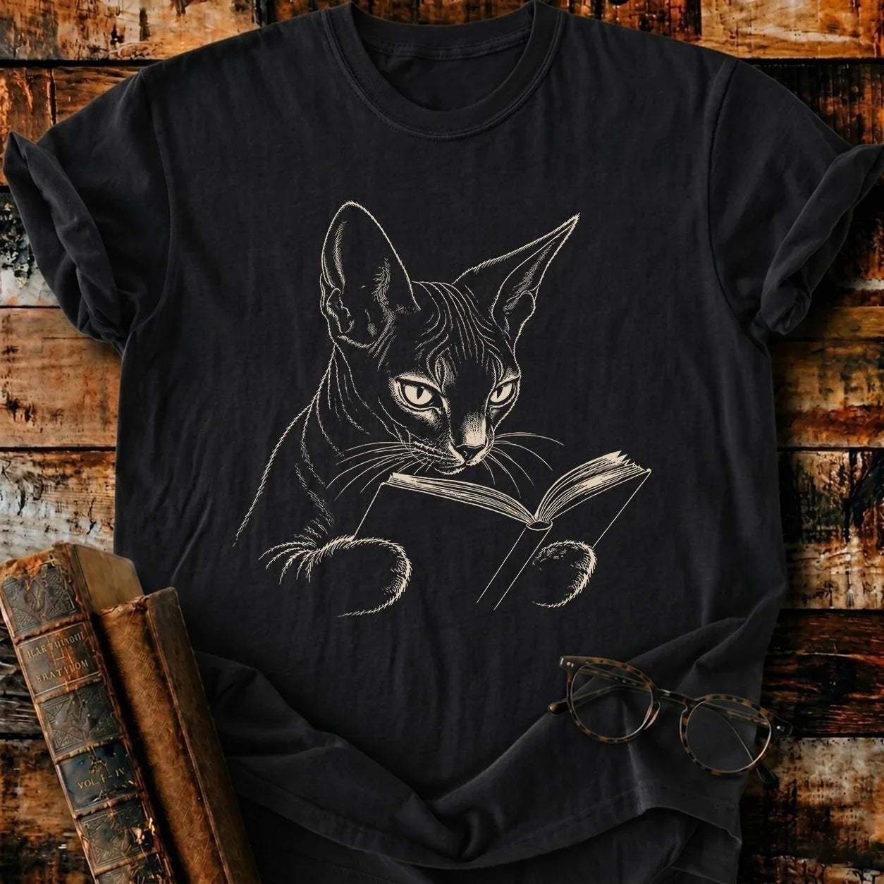 Sphynx Reading T-Shirt
