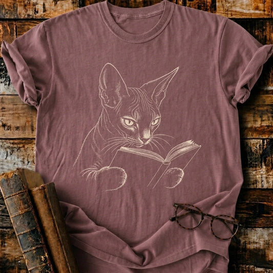 Sphynx Reading T-Shirt