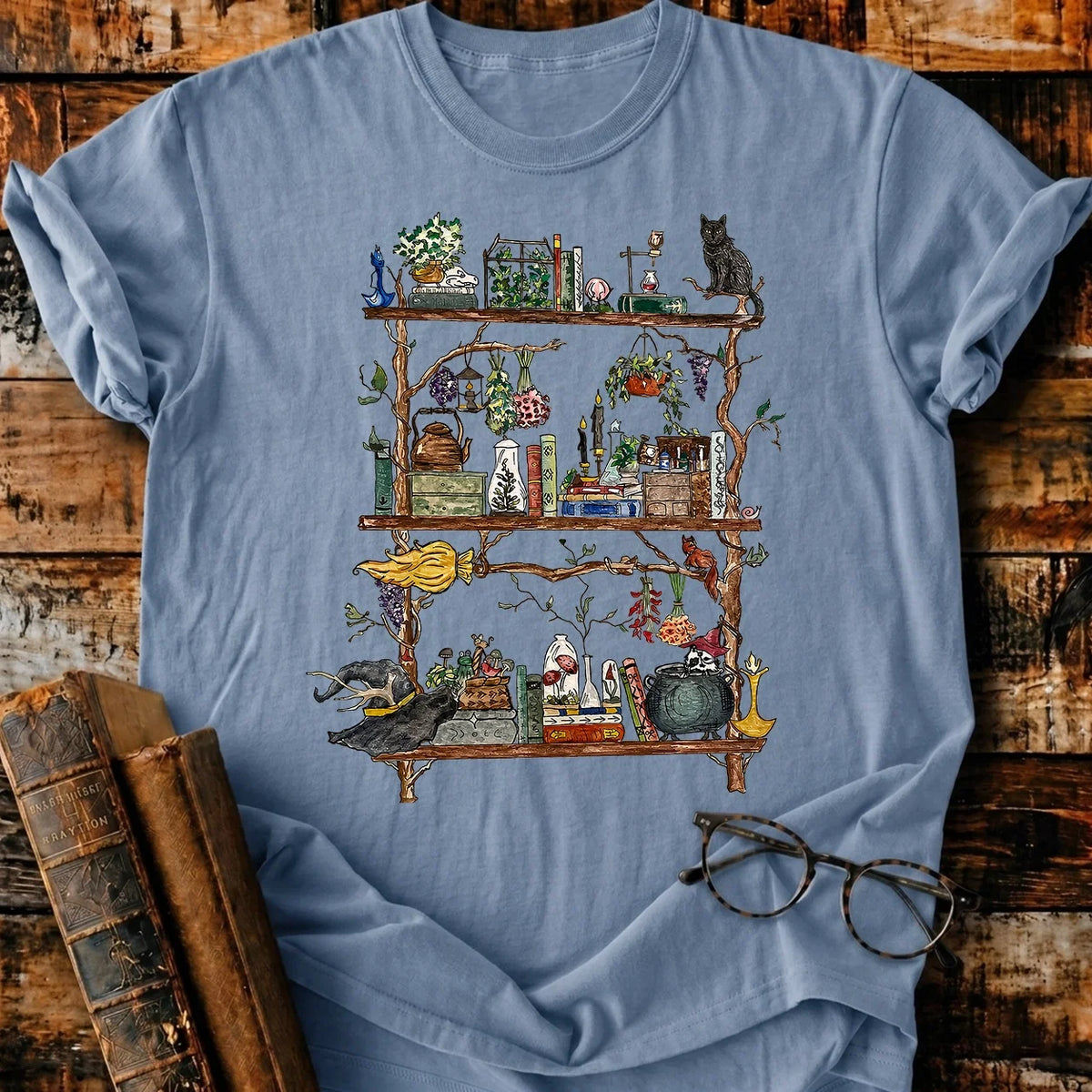 Spooky Shelves T-Shirt