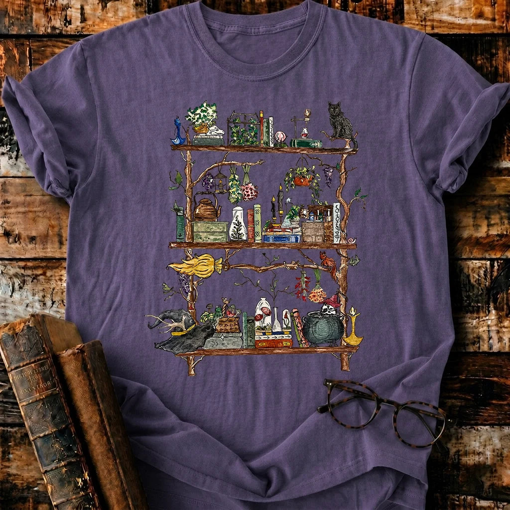 Spooky Shelves T-Shirt