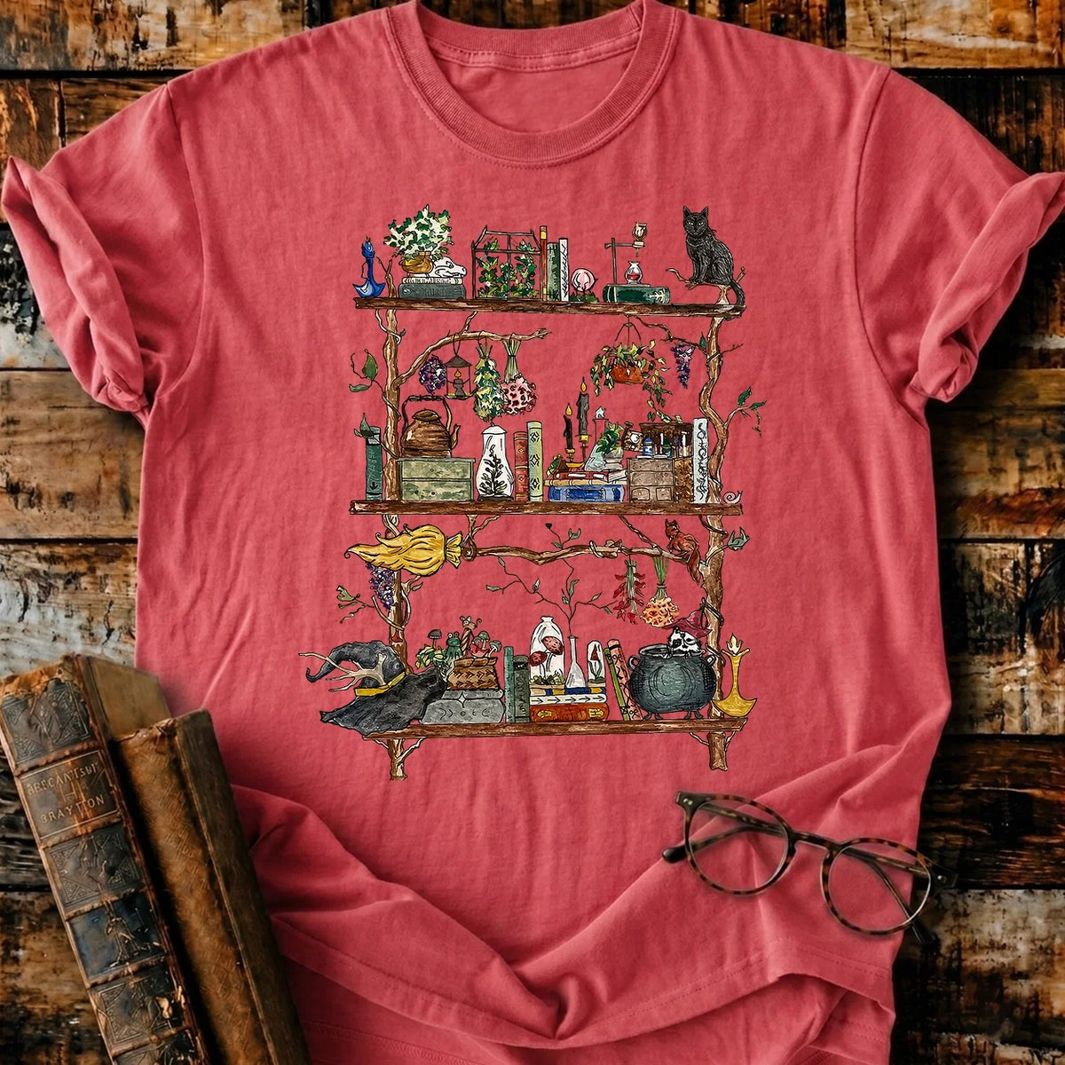 Spooky Shelves T-Shirt
