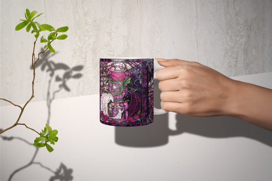 Stained Glass Feyre & Rhysand Mug