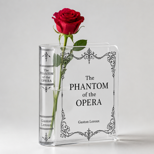The Phantom Of The Opera Acrylic Book Vase Book Lover Gift