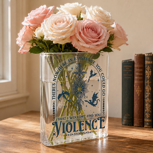 There Is Nowhere Acrylic Book Vase Book Lover Gift