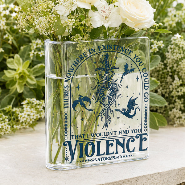 There Is Nowhere Acrylic Book Vase Book Lover Gift