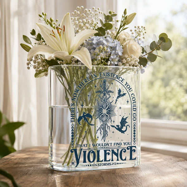 There Is Nowhere Acrylic Book Vase Book Lover Gift