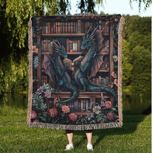 Dragon Duo Library Blanket