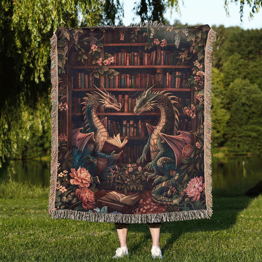 Dragon Love Library Blanket