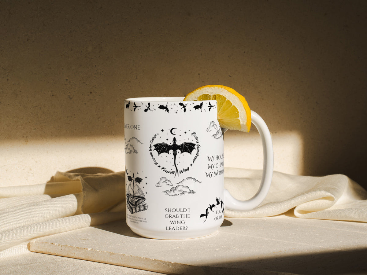 Fourth Wing Inspired Mug