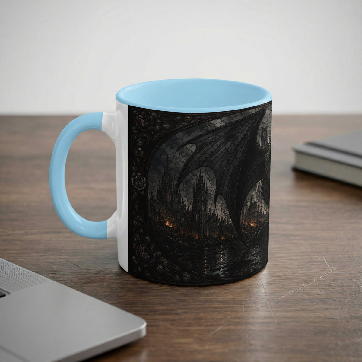 Violet and Tarin Stained Glass Mug