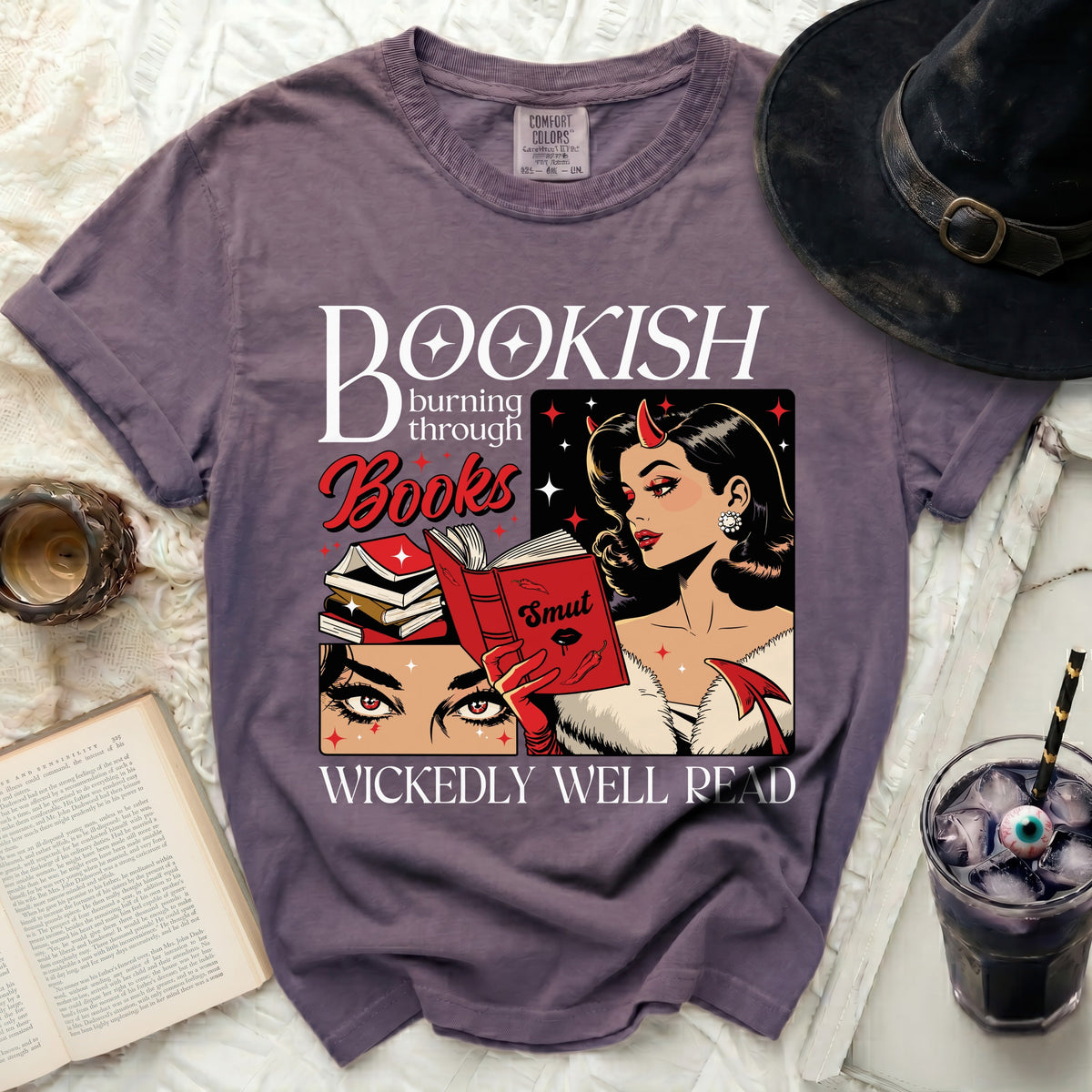 Wicked Smut Reader Pin-Up Tee