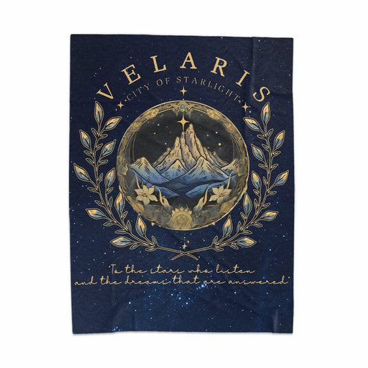 Velaris City of Starlight Velveteen Plush Blanket
