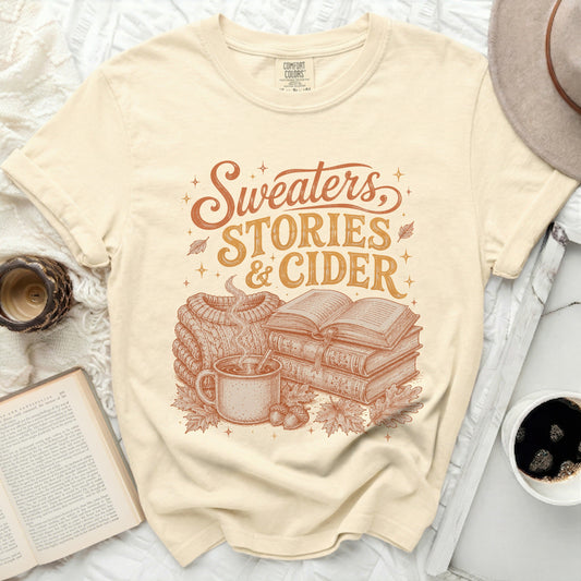 Sweaters, Stories & Cider Tee