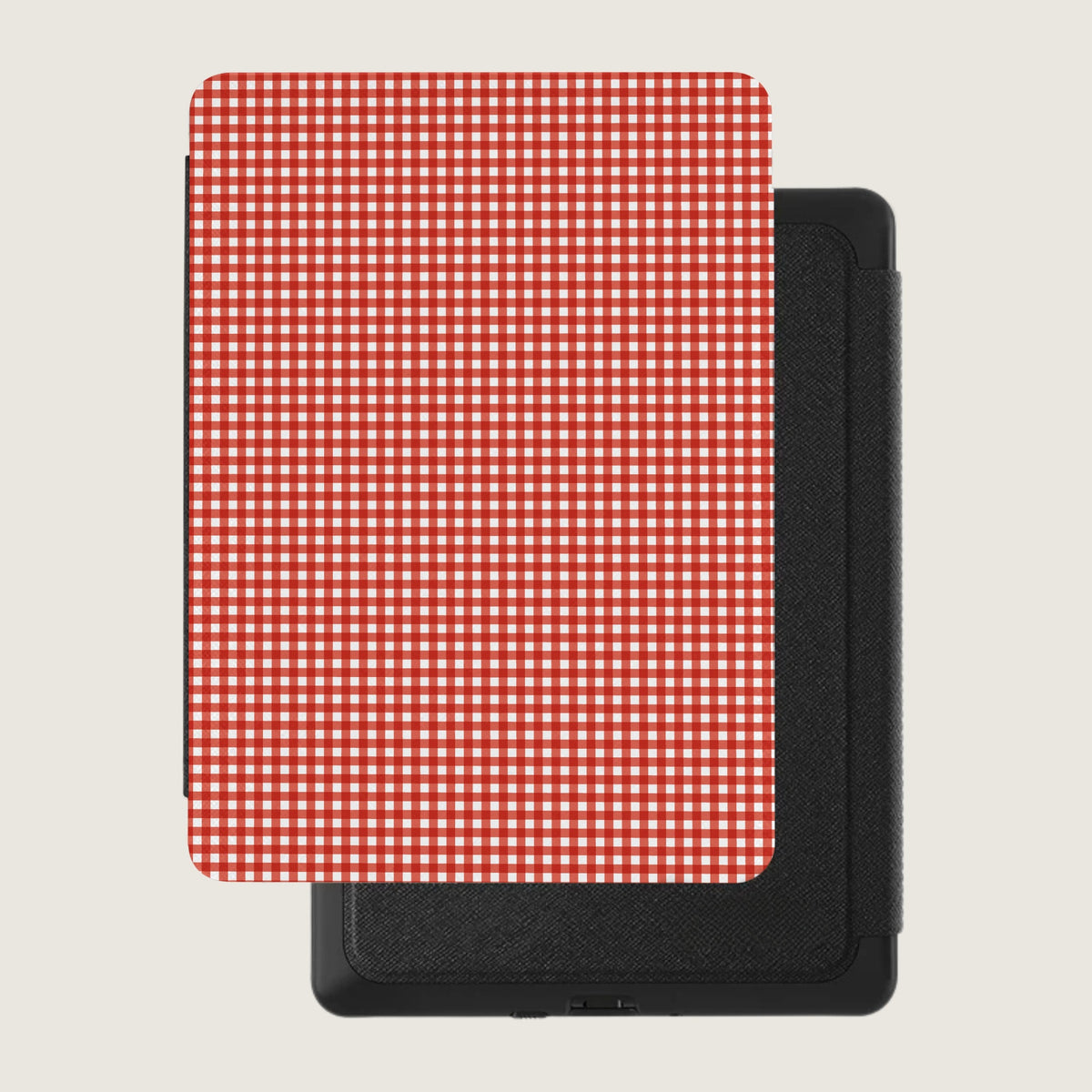 Red Gingham Kindle Case