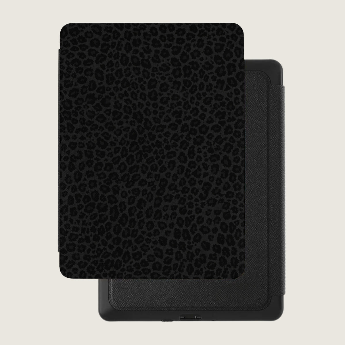 Noir Leopard Print Kindle Case