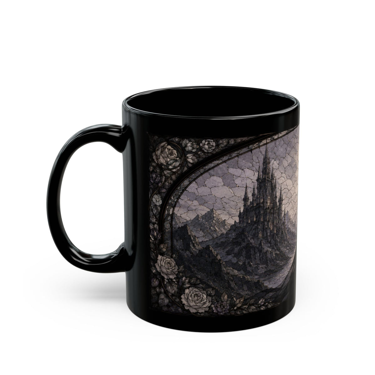 Assassin & Stag Stained Glass Mug