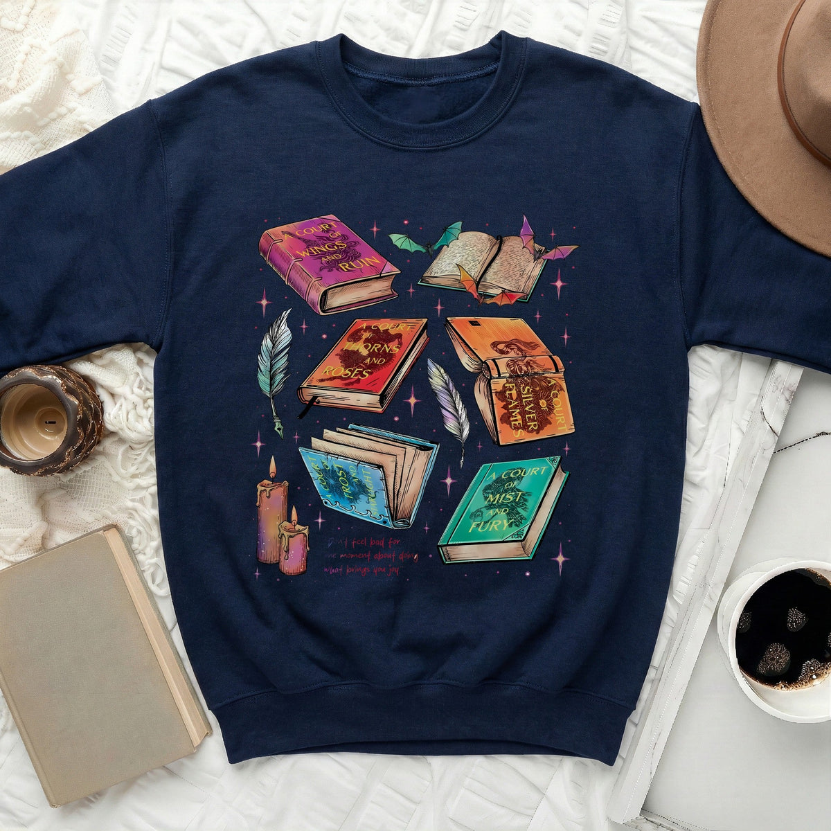 ACOTAR Book Stack Sweatshirt