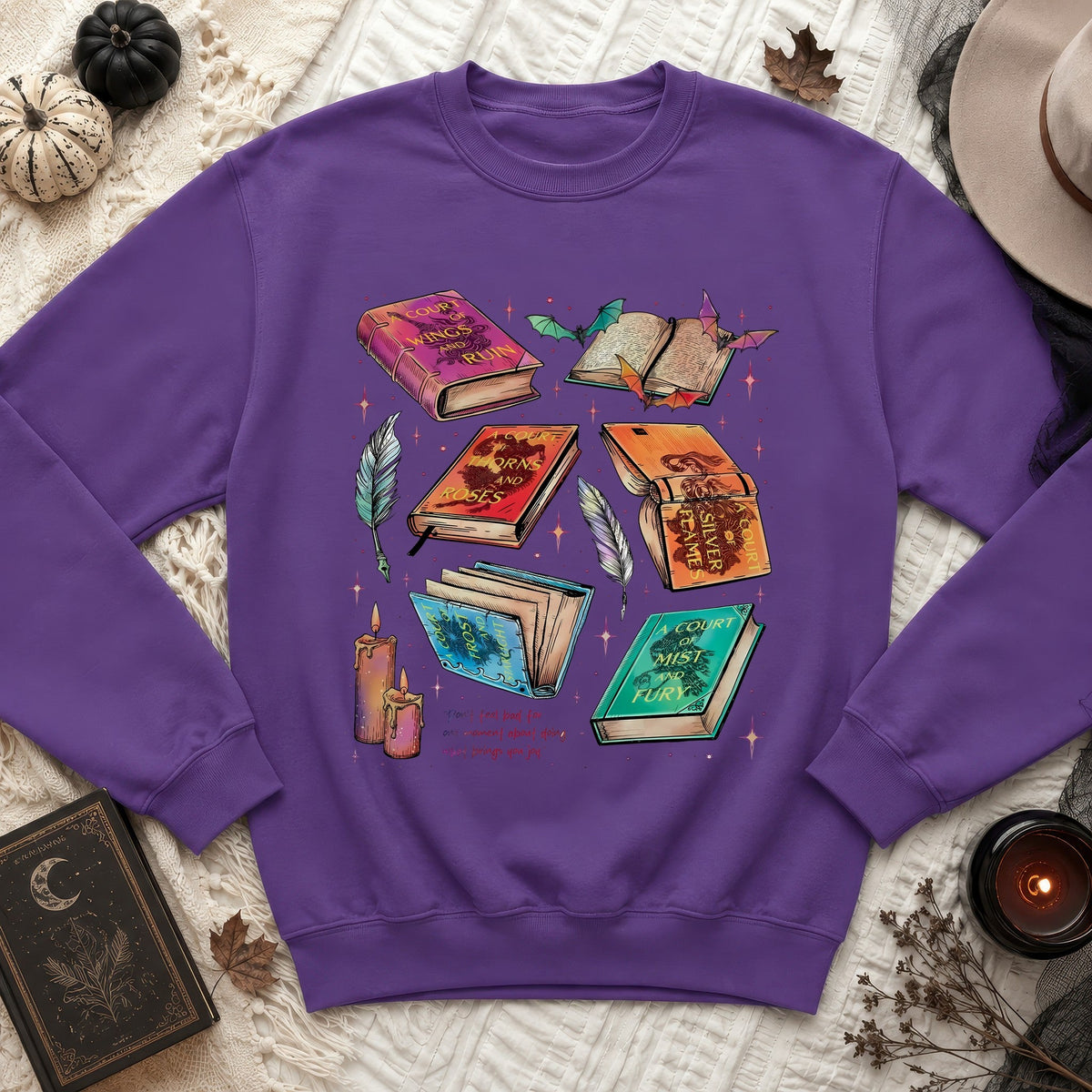 ACOTAR Book Stack Sweatshirt