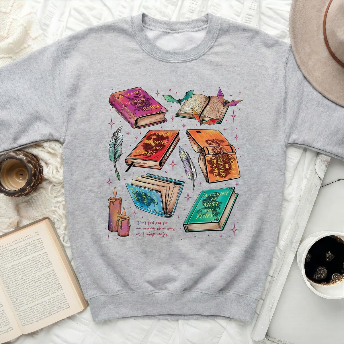 ACOTAR Book Stack Sweatshirt