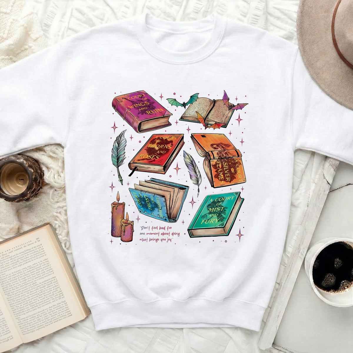 ACOTAR Book Stack Sweatshirt