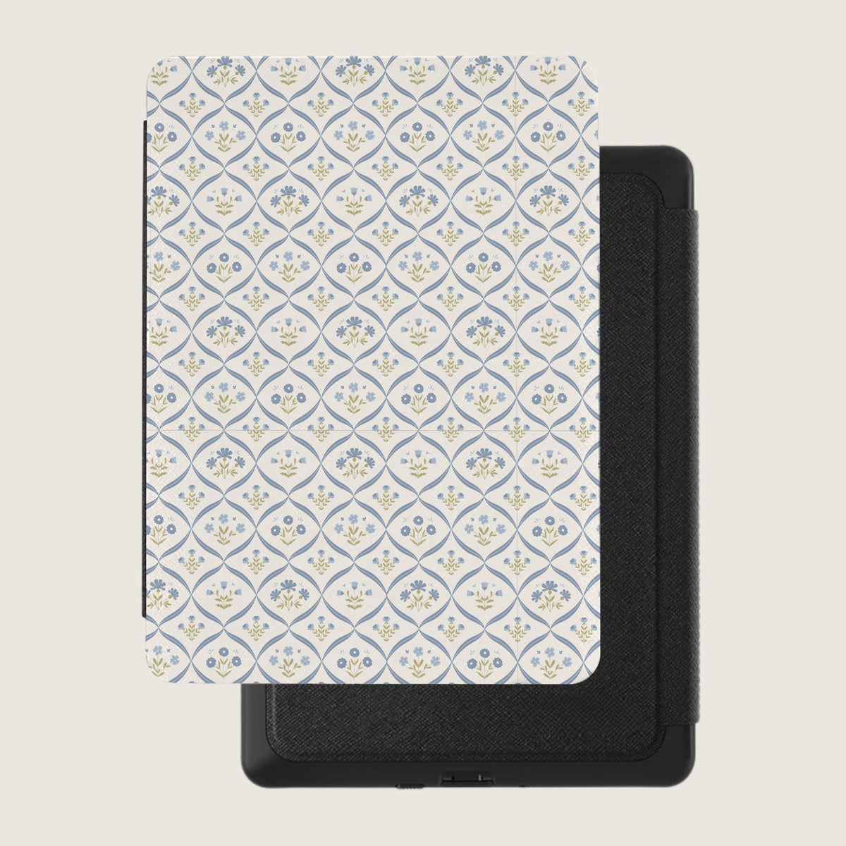Blue Floral Kindle Case