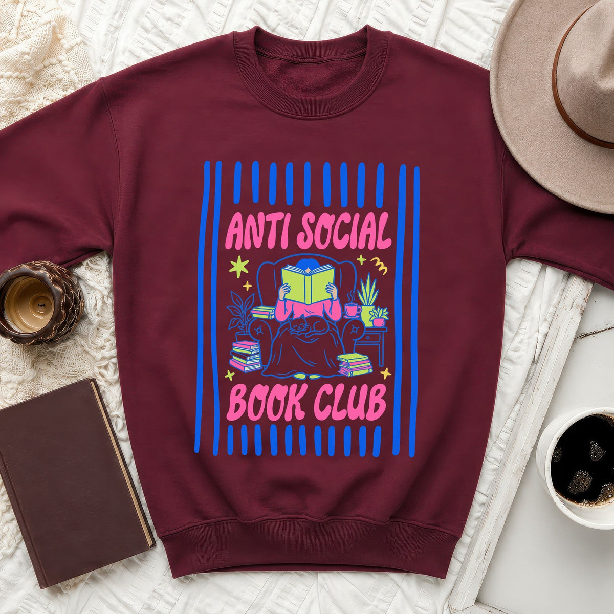 Anti Social Book Club Icon Sweatshirt