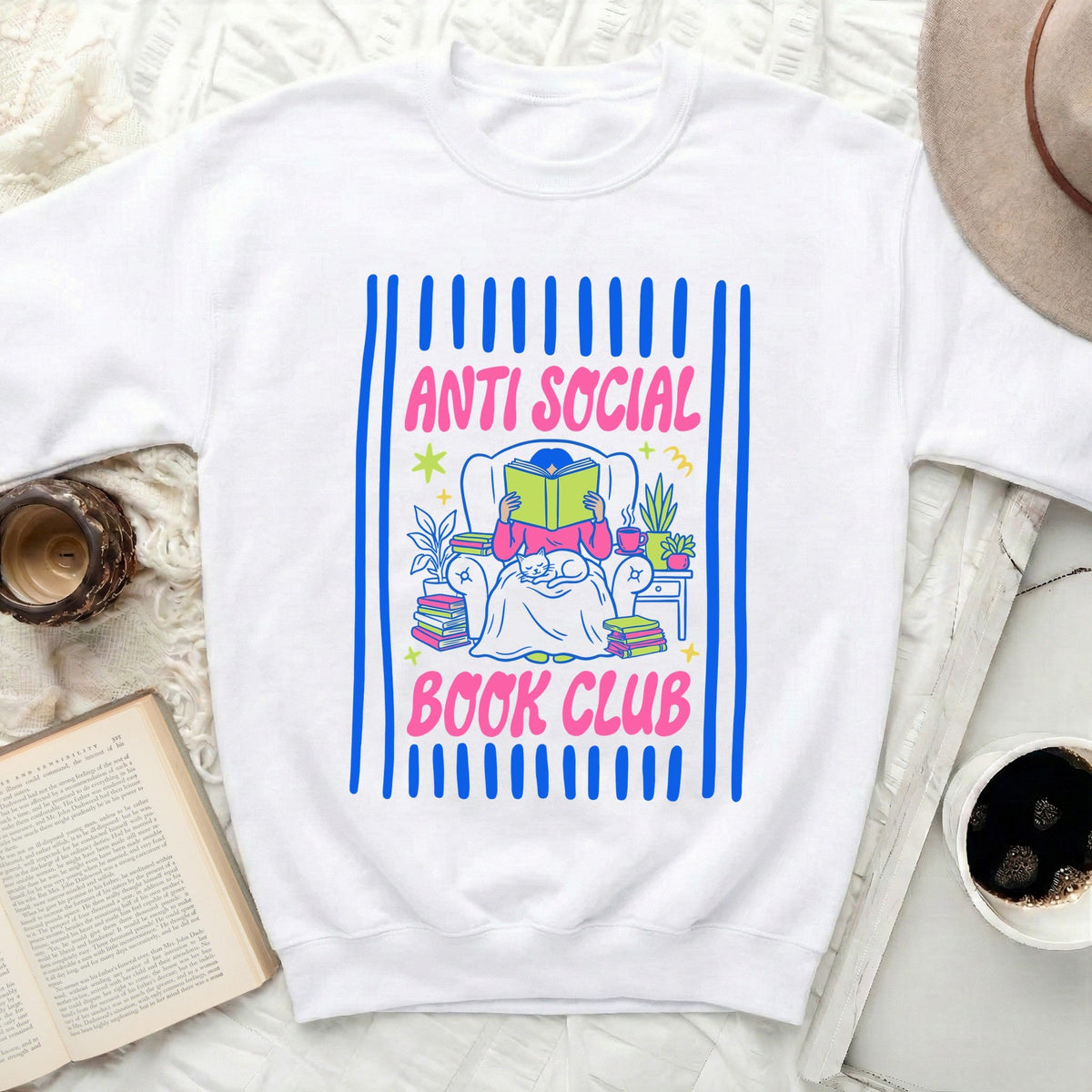 Anti Social Book Club Icon Sweatshirt
