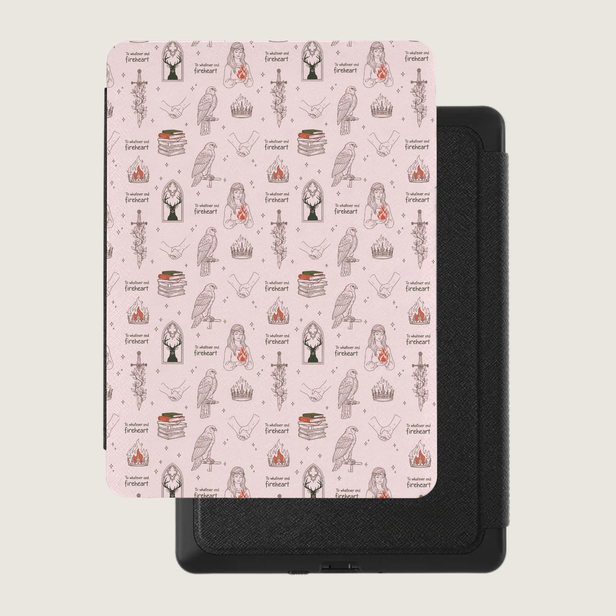 Pink TOG Pattern Kindle Case
