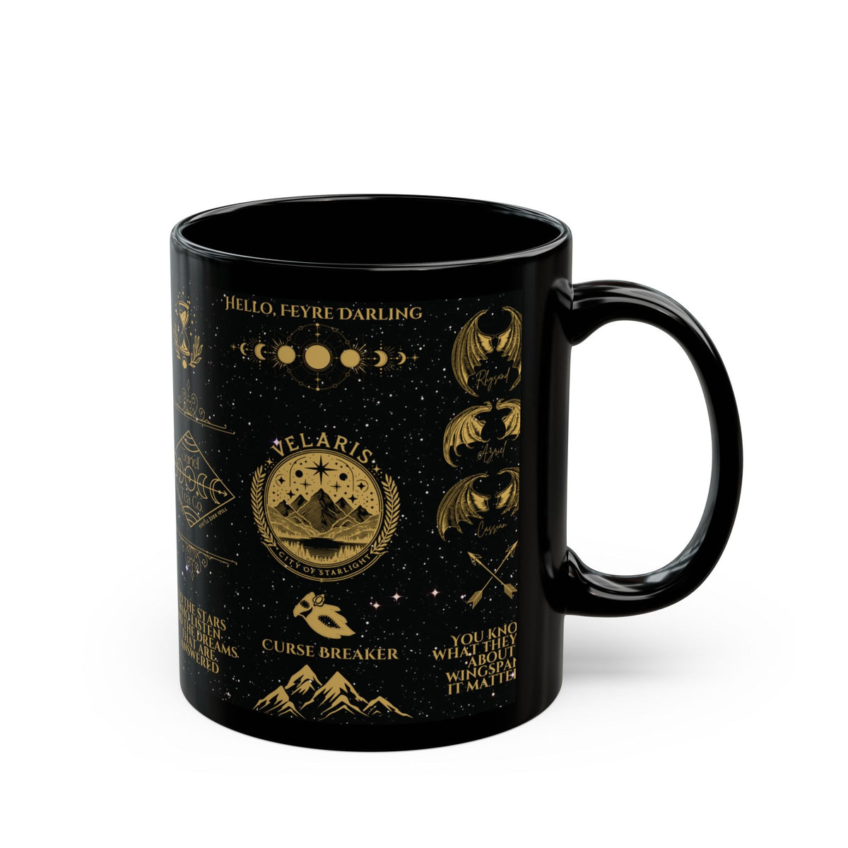 Black ACOTAR Night Court Mug