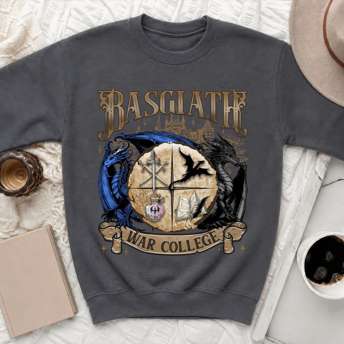 Basgiath War College Fourth Wing Inspired Sweatshirt