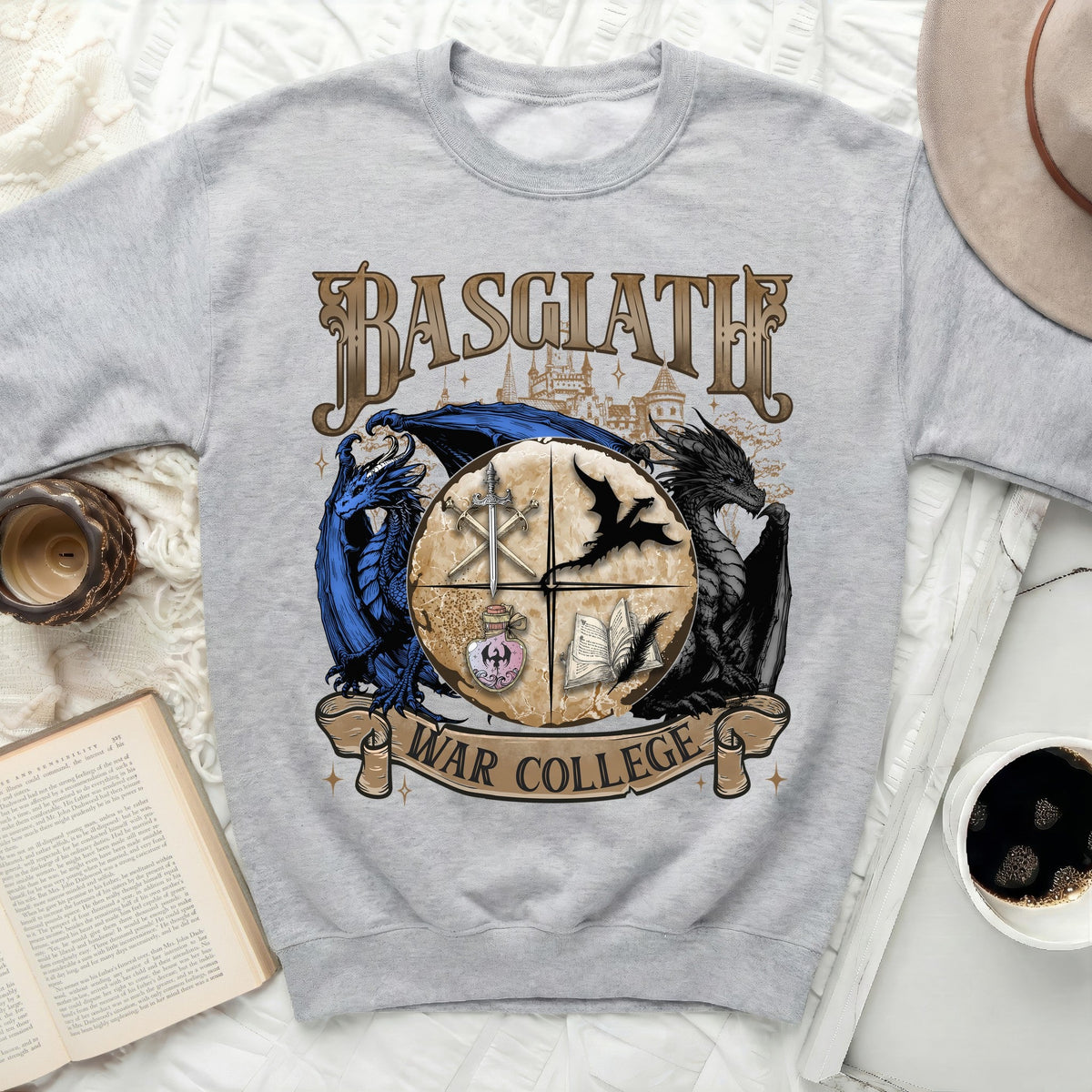 Basgiath War College Fourth Wing Inspired Sweatshirt
