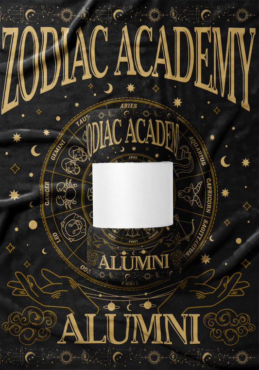 Zodiac Academy Alumni Zodiac Wheel Velveteen Plush Blanket