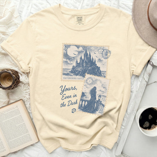 Yours in the Dark Stamp Art Tee