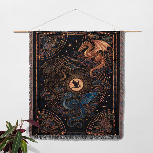 Fourth Wing Woven Throw Blanket