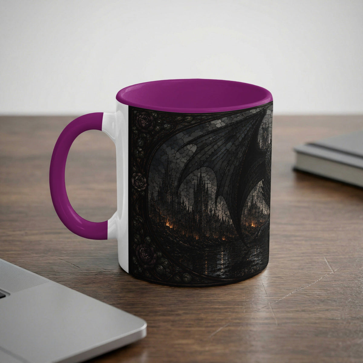 Violet and Tarin Stained Glass Mug