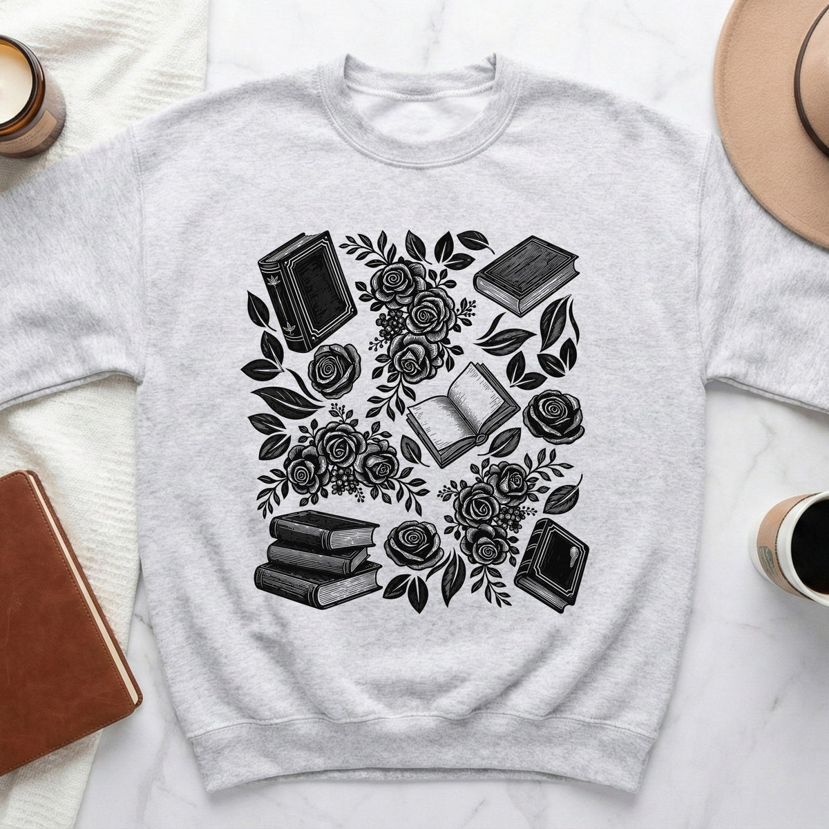 Bookish Rose Sweatshirt
