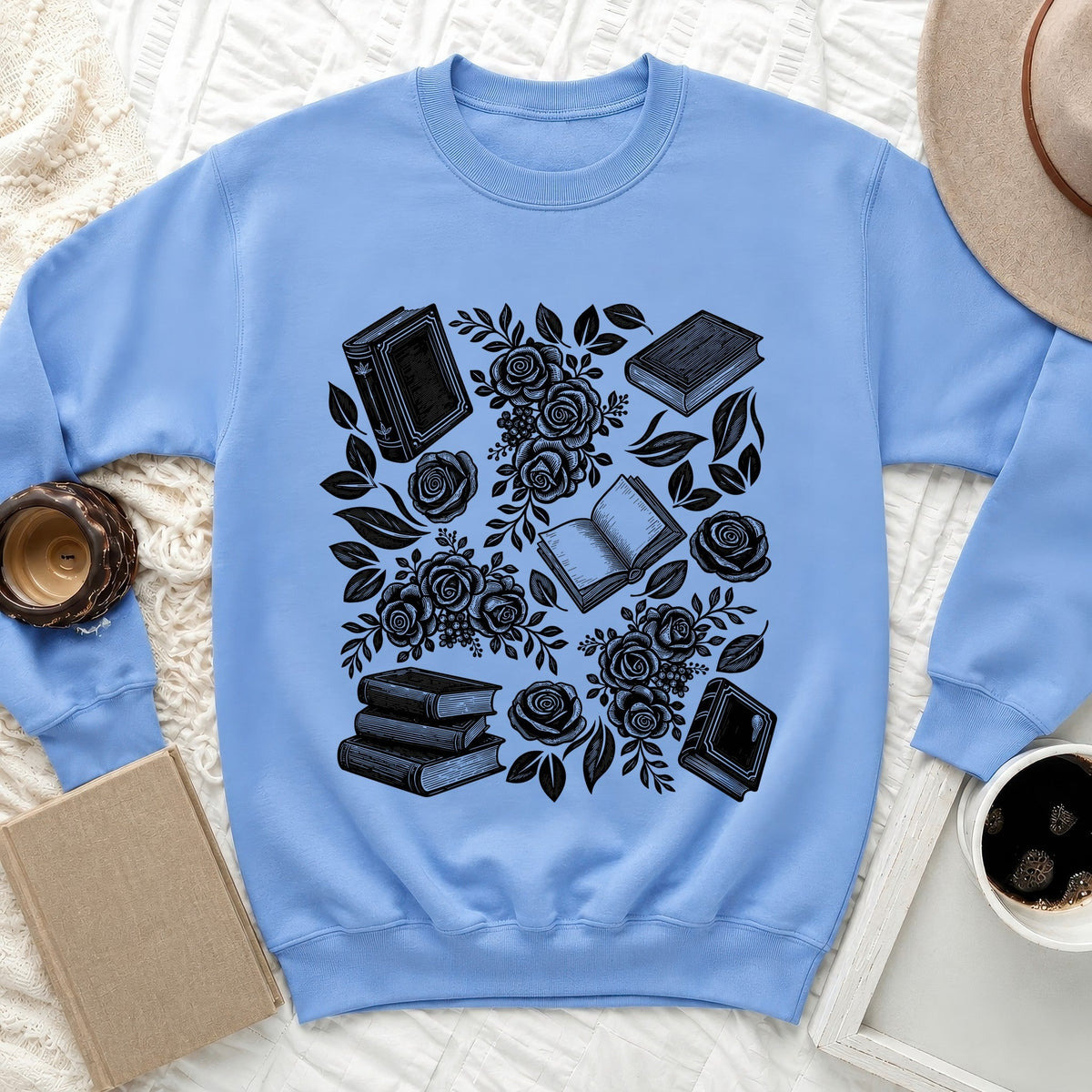 Bookish Rose Sweatshirt
