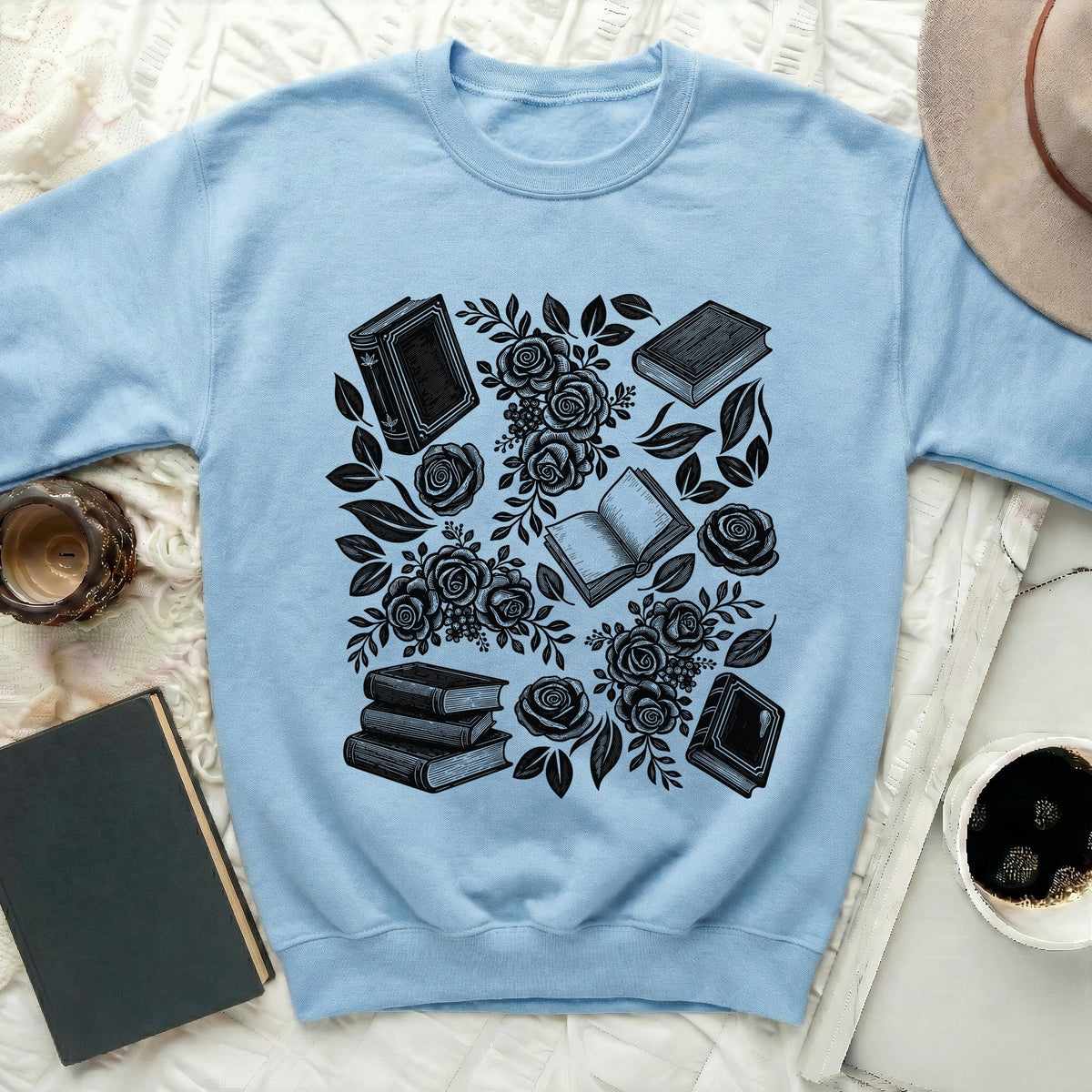 Bookish Rose Sweatshirt