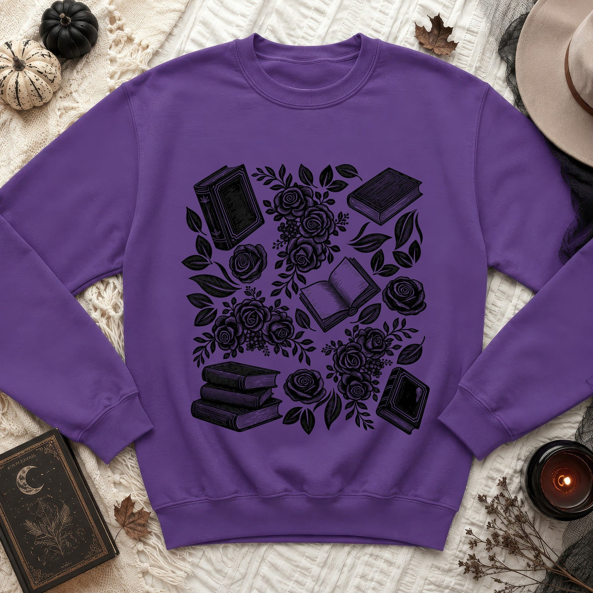 Bookish Rose Sweatshirt