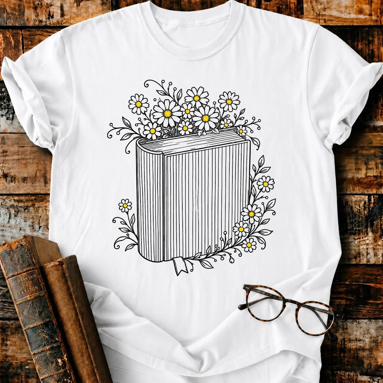 Daisy Book T-Shirt