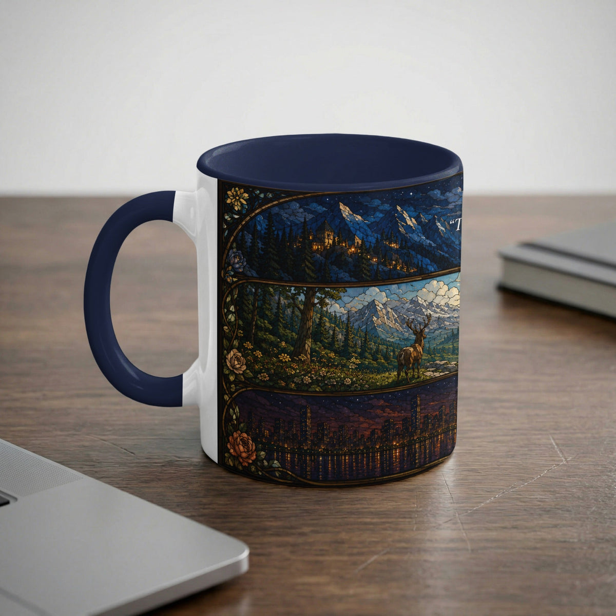 Stained Glass Maas Realms Mug