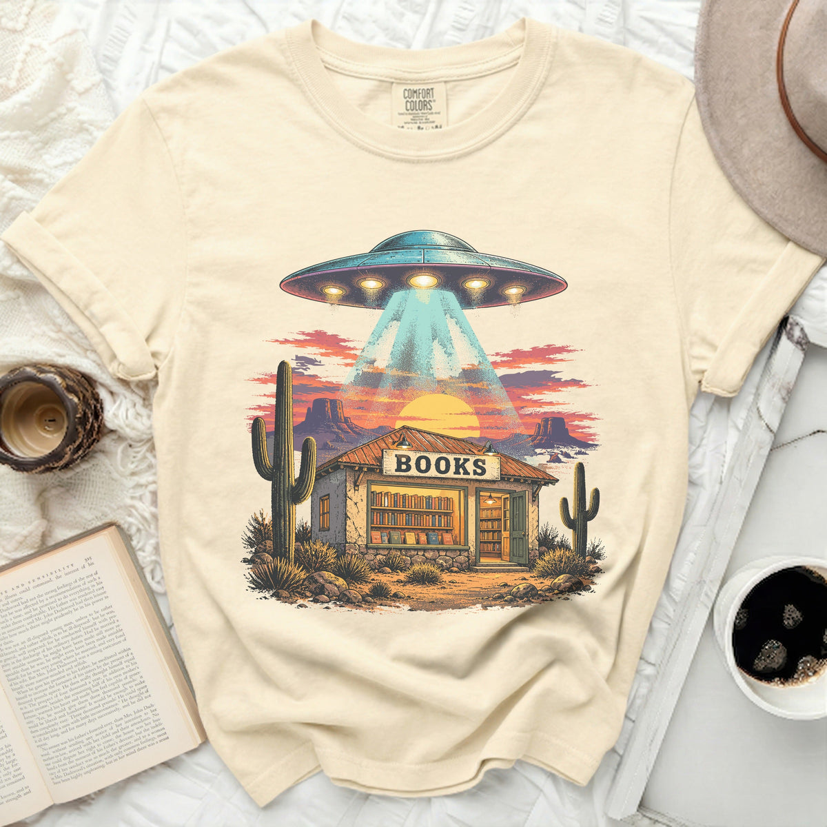Desert UFO Bookstore Tee