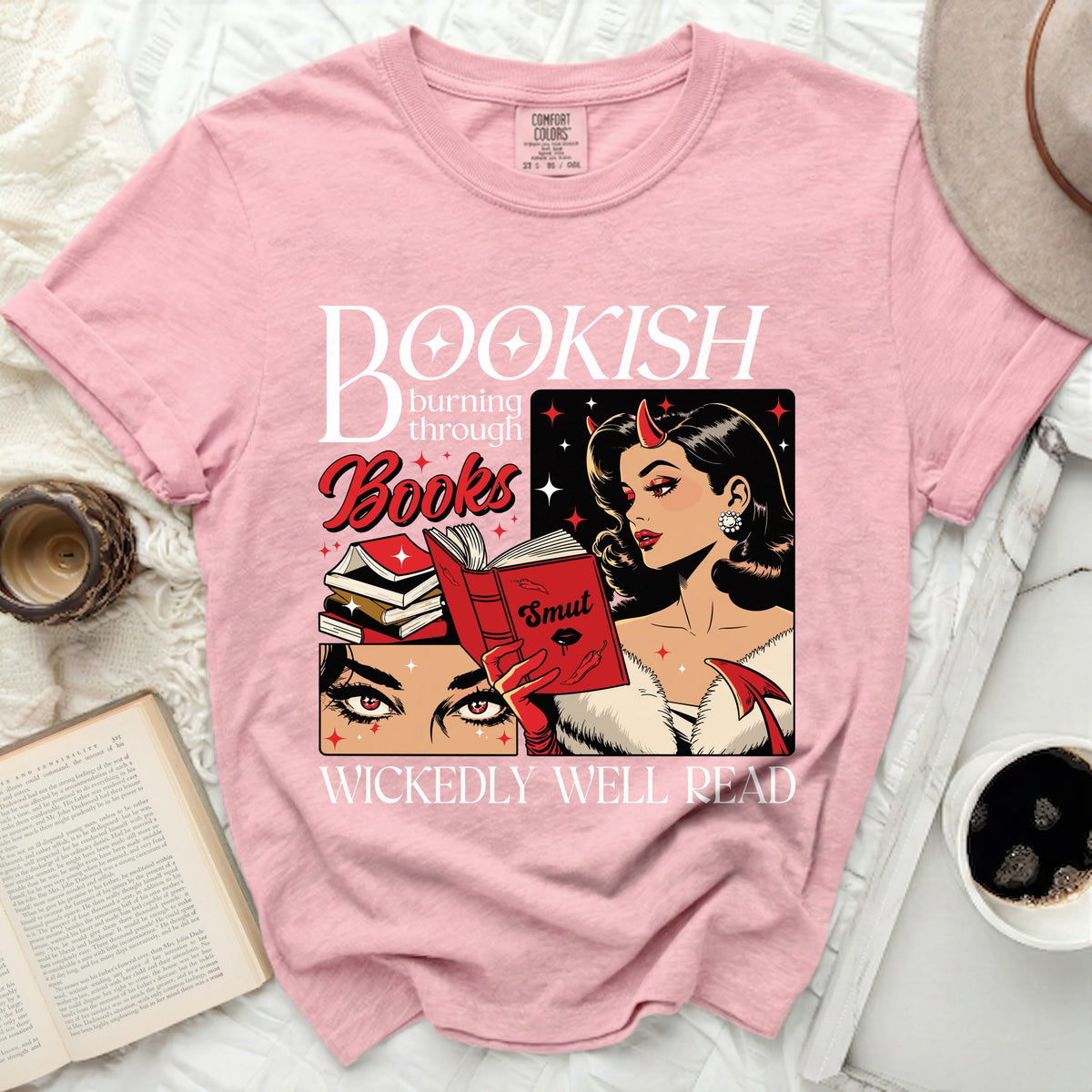 Wicked Smut Reader Pin-Up Tee