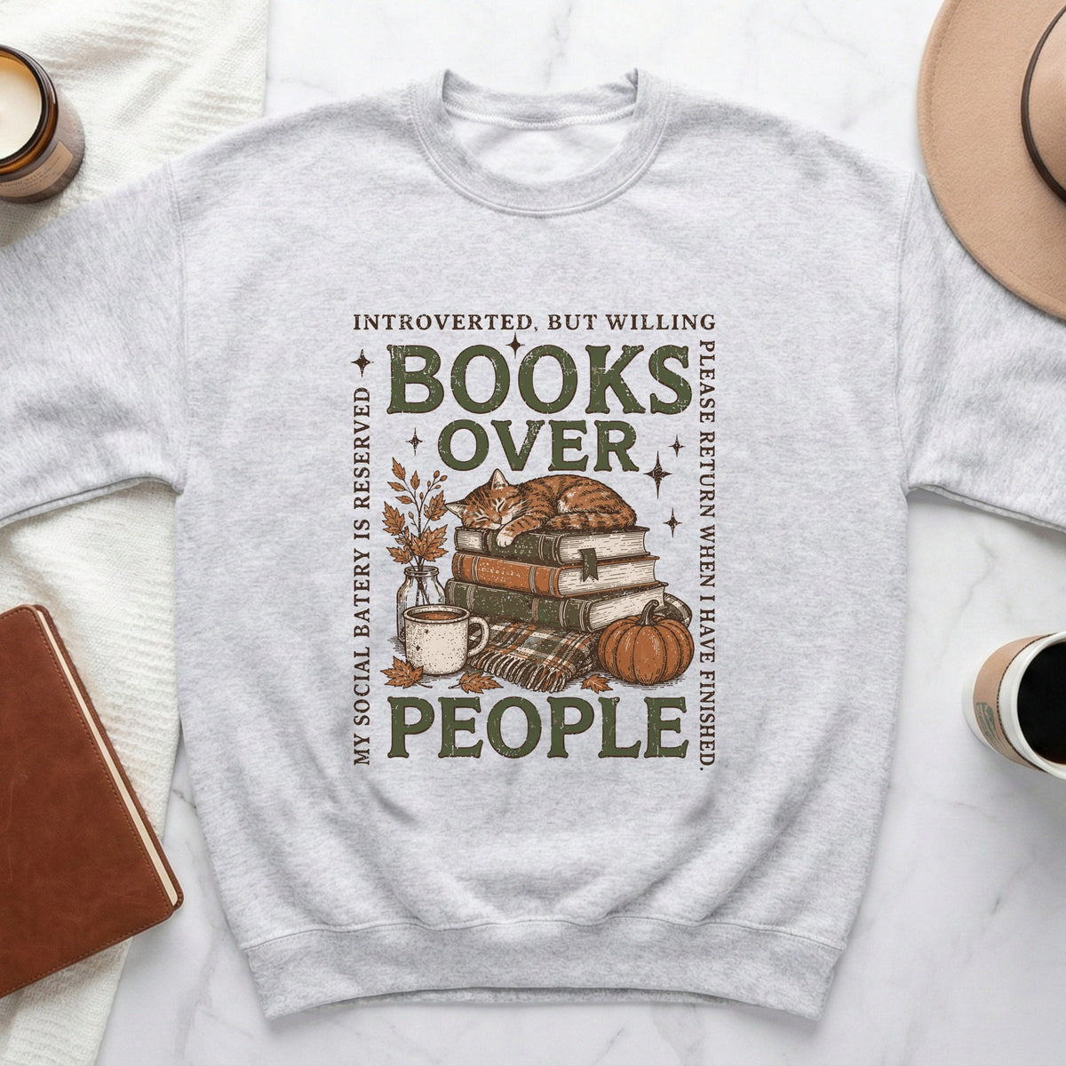 Books Over People Sweatshirt